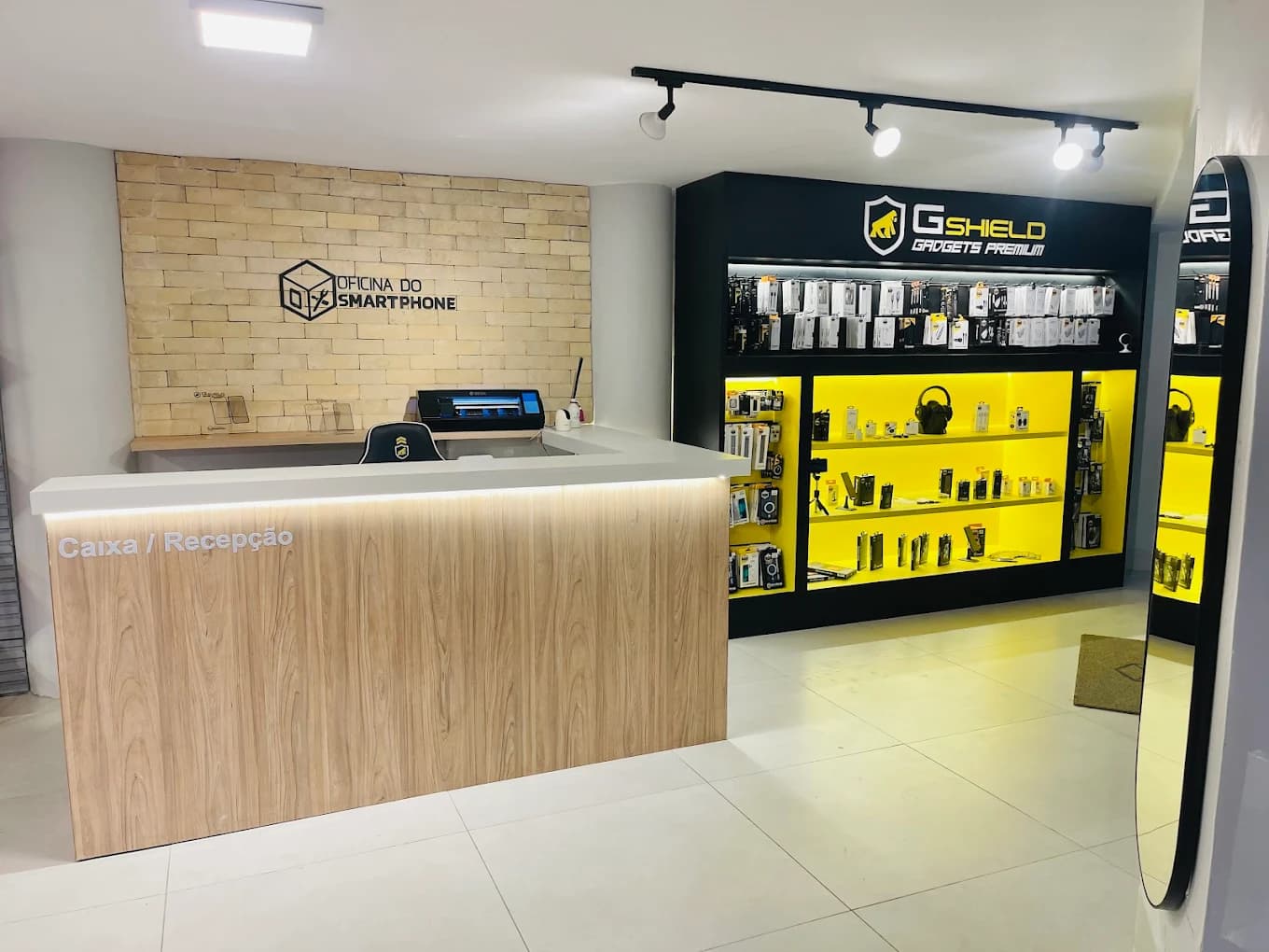 Oficina do Smartphone — interior